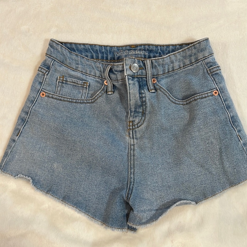 Womens Jean hi rise shorts